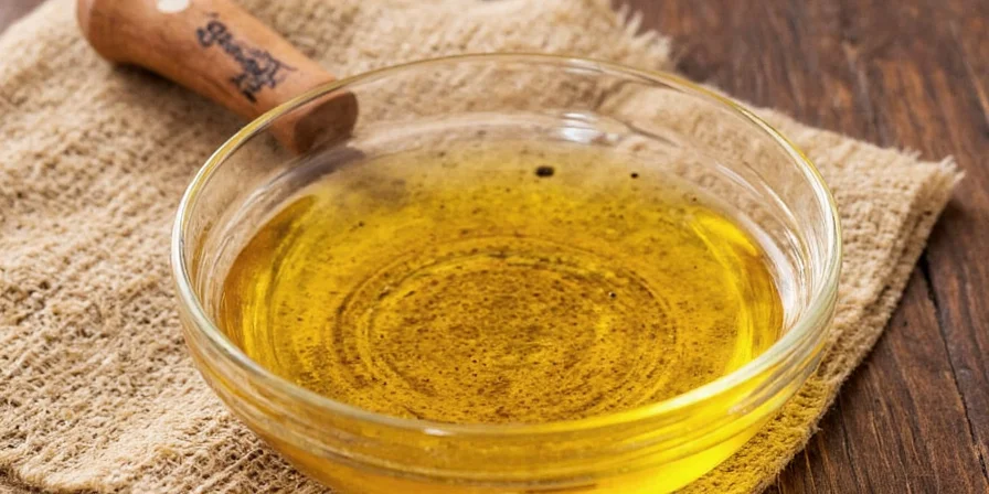 Flavor wheel showing pairings with sesame oil