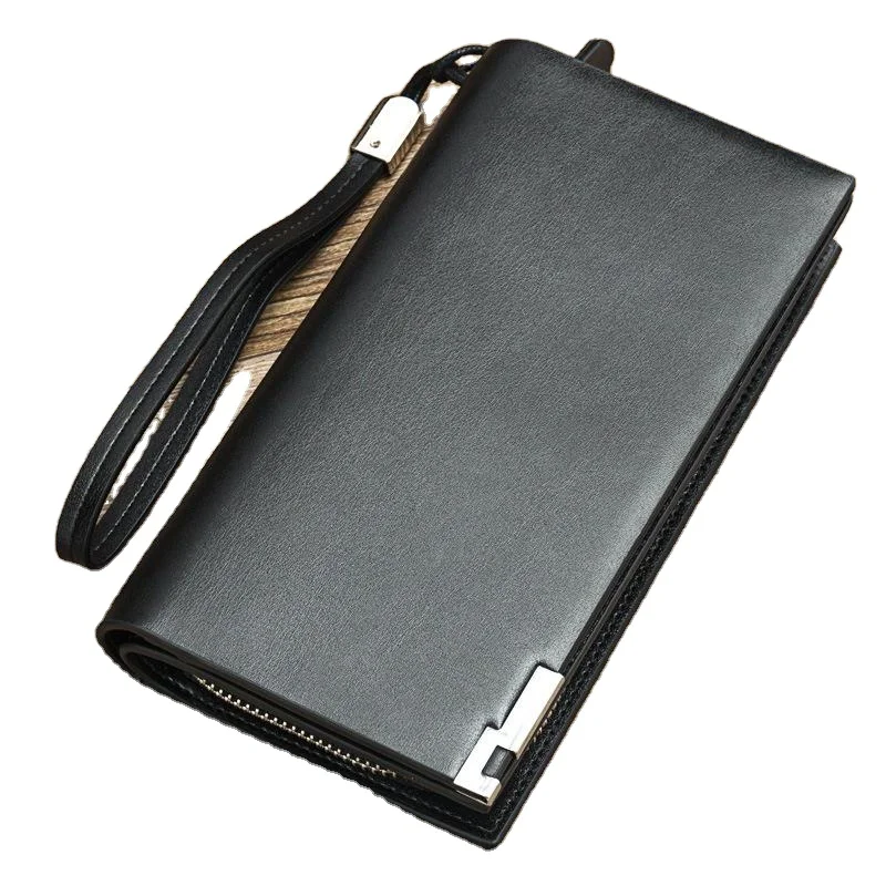 

2021 Baellerry simplicity long wallet menlong wallet men, Black, brown