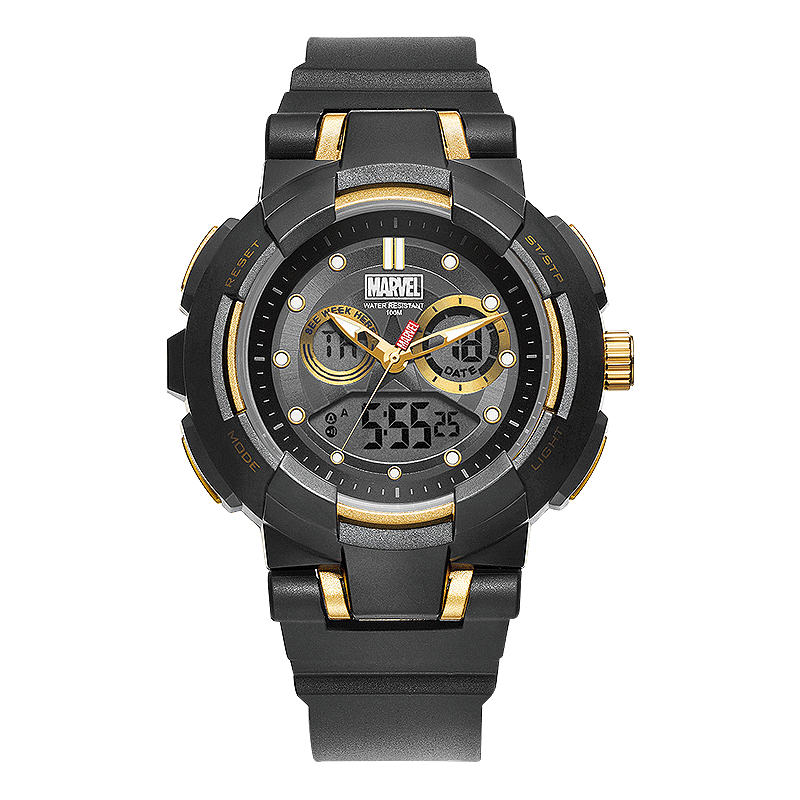 

Marvel Brand Black Plastic Material Unisex Digital Wrist Watch Sport