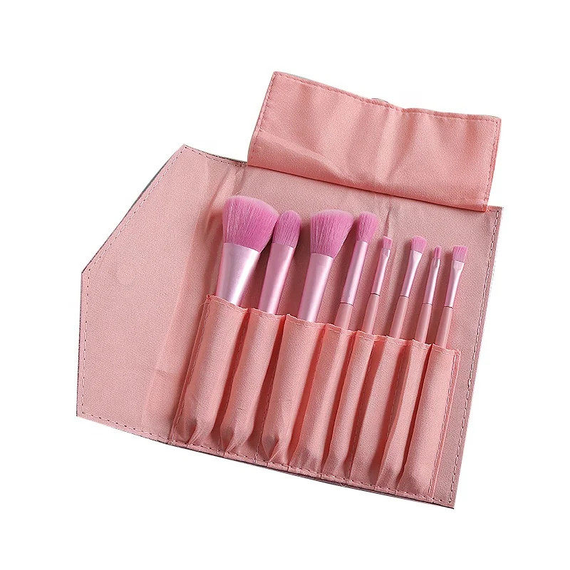 

Wholesale 8pcs makeup brush set 2 color cosmetic brush kit select customize private label brush, Photo shown