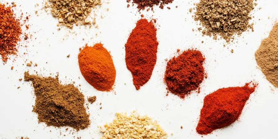 A beautifully organized spice rack