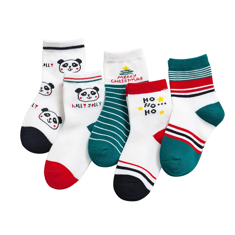 

Children's socks combed cotton cartoon middle tube baby cotton socks