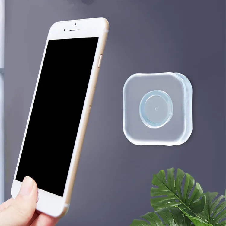 

New arrivals 2021 magic sticker nano casual paste for home wall universal phone accesseries, Transparent, black