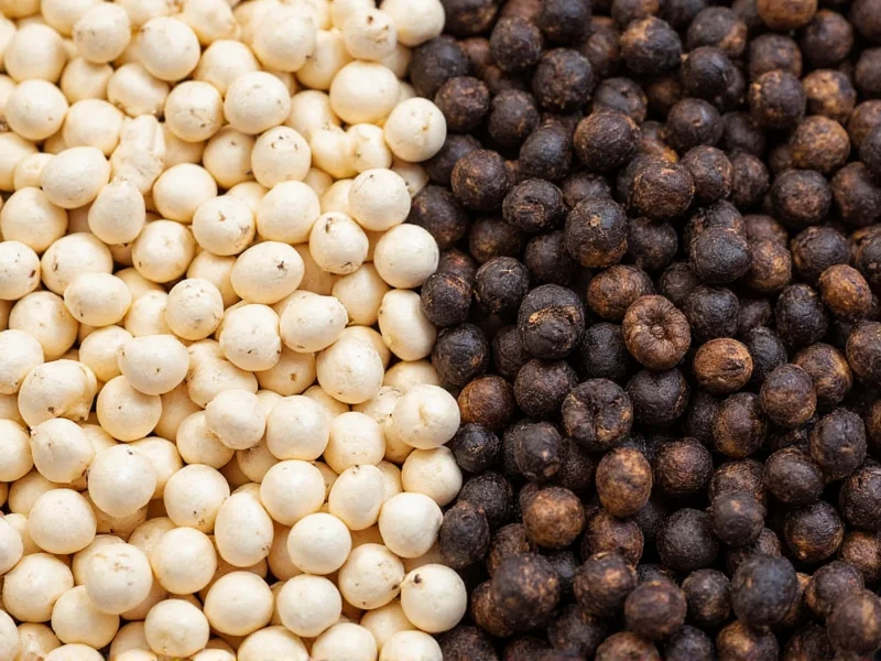 White vs Black Peppercorn: Key Differences Explained