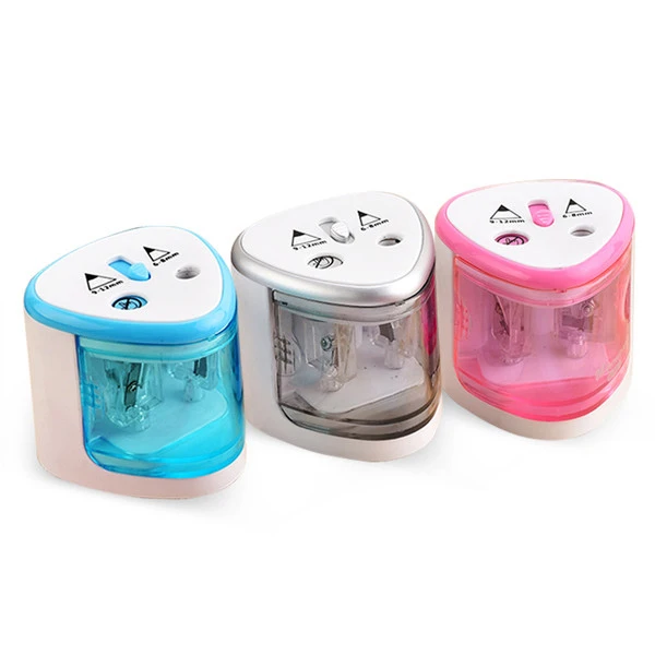 Tenwin 8004 - Factory supplies battery operated plastic electric pencil sharpener