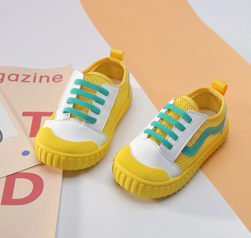 

2021 new Ins style ice cream children shoes summer spring autumn Korean style net shoes children's board shoes