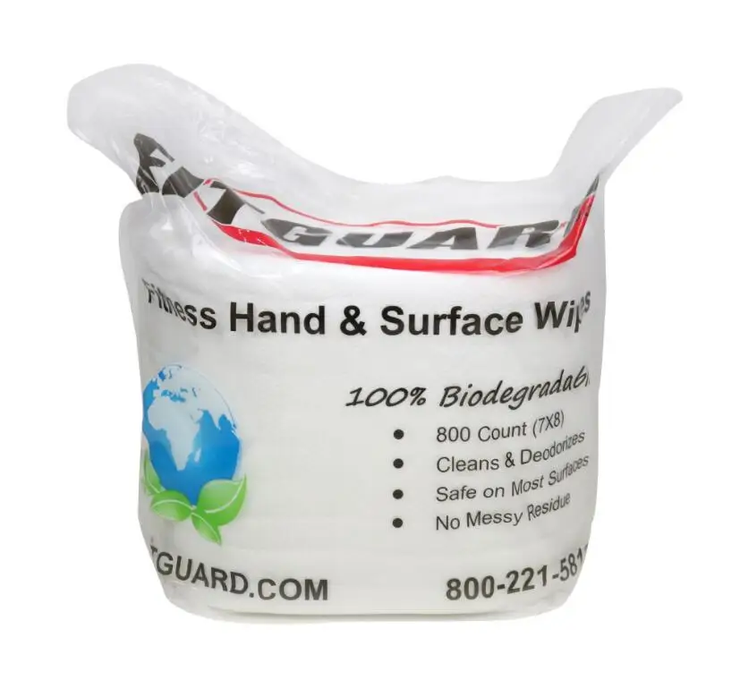 Wipex Gym & Fitness Wipes Refill Pack 800 Large Natural Gym Wipes Buy