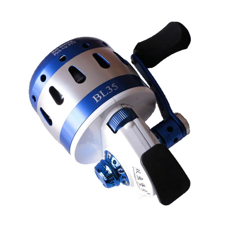 

OEM Wholesale No-gap structure 3.6:1 Inner line wheel shooting built-in close spin cast cross bow metal fishing reels BL35