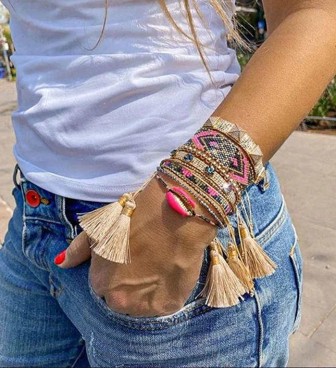 

Wholesale fashion handmade jewelry bracelets set miyuki evil eyes bracelets Mexico Miyuki fashion bracelets set