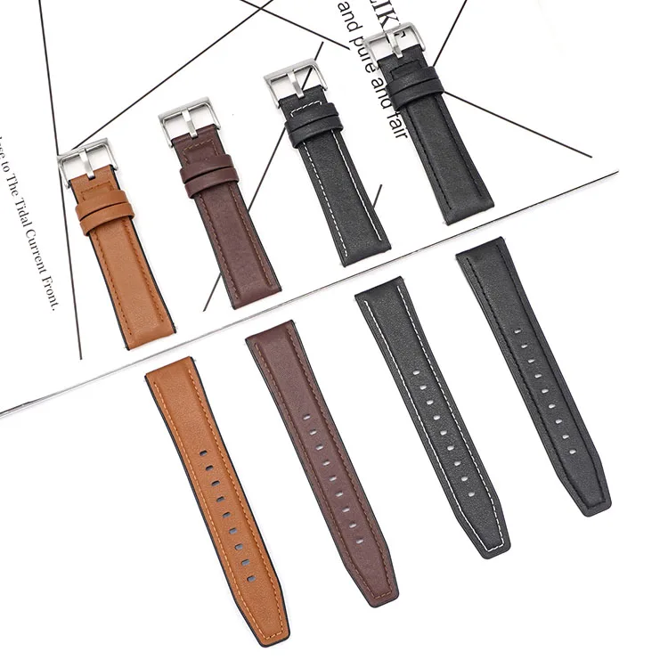 

Suitable Quick Release  watch Strap Sticker Silicone Leather Watchband for Casio/Samsung Gear s3 Smart Watch, Colorful