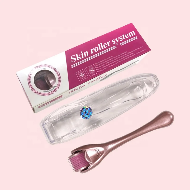 

Box Package Microneedle Skin Care Derma Roller For Face Anti Wrinkle Microneedling Dermaroller System 540 Derma Roller, Multiple colors/customized