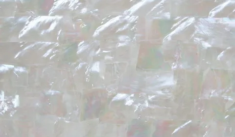 
Wholesale customized natural mother of pearl shell paper laminate river shell sheet abalone shell price for diy 