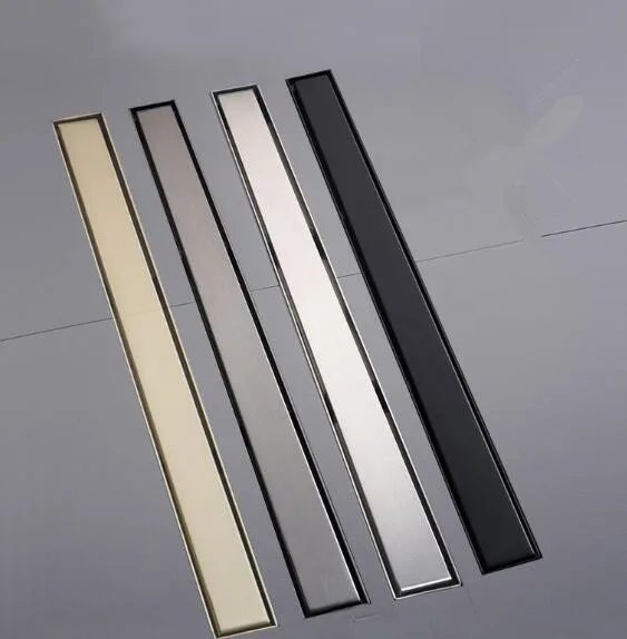 

Professional Metal Rectangular Shower & Floor Linear Drain with Tile Floor Accessories