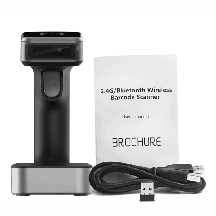 Portable Wireless CCD Bluetooth Barcode Scanner 2D Scanning