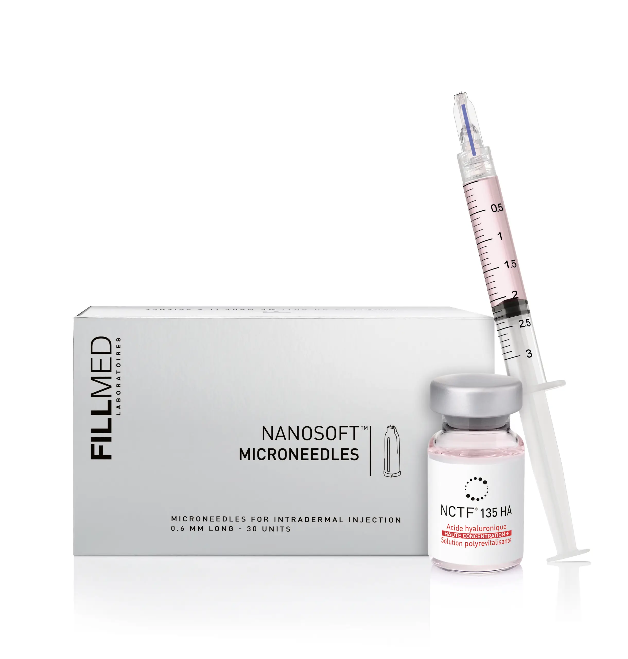 

NANOSOFT Microneedle for intradermal injection 0.6mm long