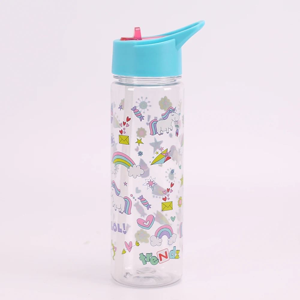 

Spout Drink Bottle 750ml plastic sport water bottle with straw