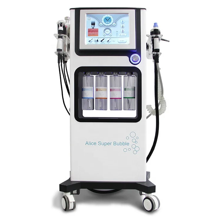 

Korea Dermabrasion Water Oxygen Jet Aqua Peel Suction Facial Care Microdermabrasion Diamond Peel Machine, Black/white