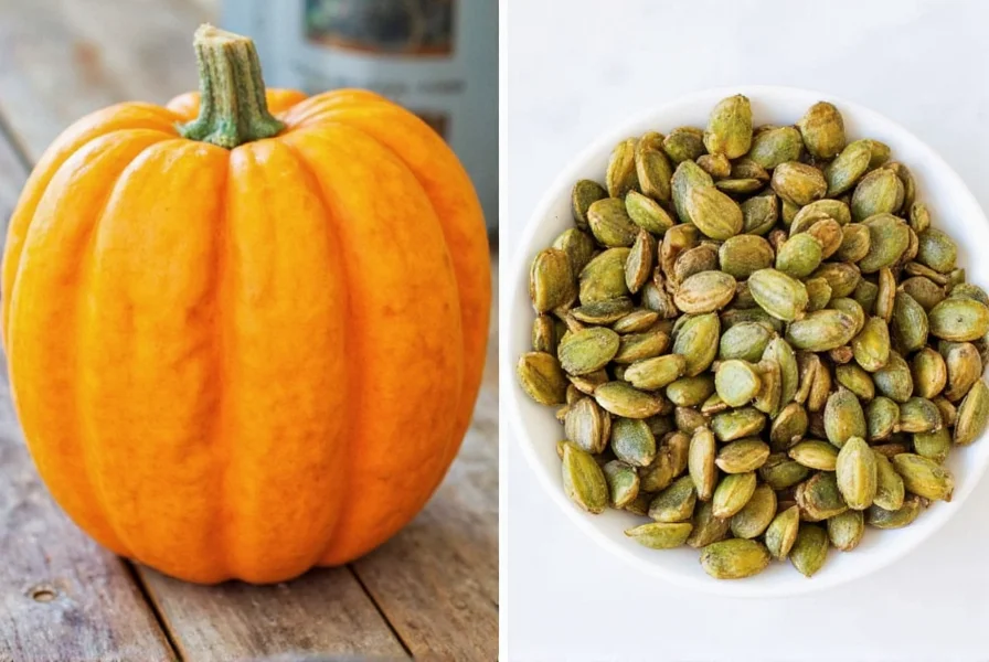 Pumpkin seeds on tacos