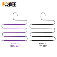 

High Quality Space Saving S-shape Stainless Steel Multi-purpose Jeans Scarf Pants Hanger