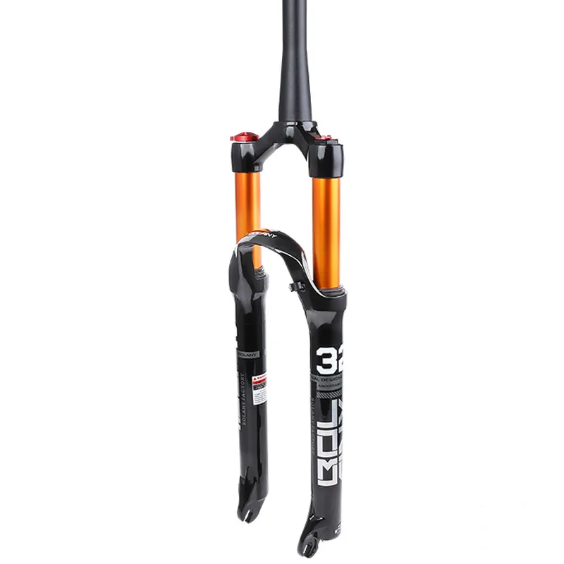 

Mountain bike  front fork aluminum alloy bicycle fork, Black / red