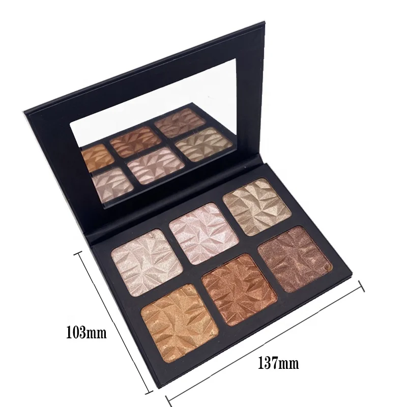 

Hot sell cheap high quality shimmer all in one makeup kit private label highlighter palette