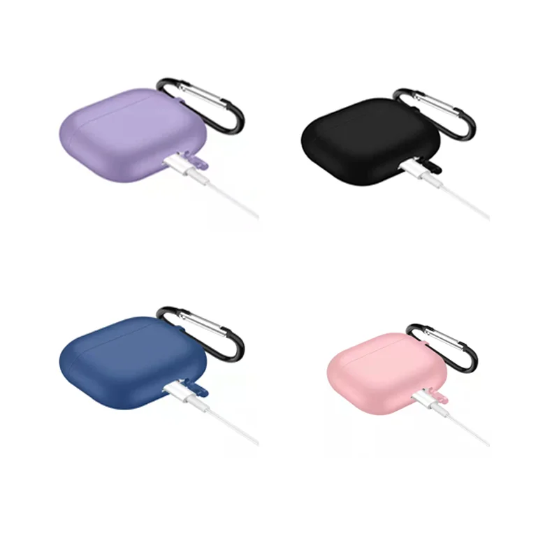 

Factory spot Simple shockproof for Airpods 3 case 2021 new designed soft for airpod 3 silicone case, 12 colors optional