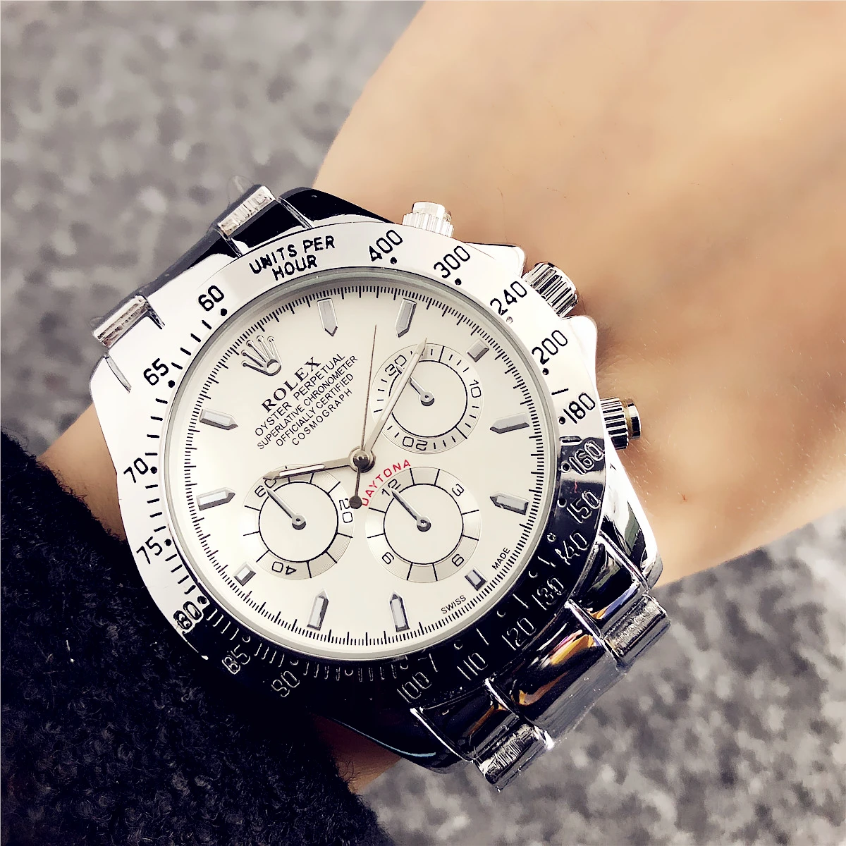 

montre femme round watches men wrist meteal alloy wristwatch mens men's wristwatches automatic mechanical luxury brand, Customized colors