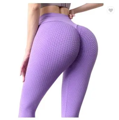 

new fitness & yoga wear workout high waist breathable custom crunch butt gym leggings for women, Customized colors