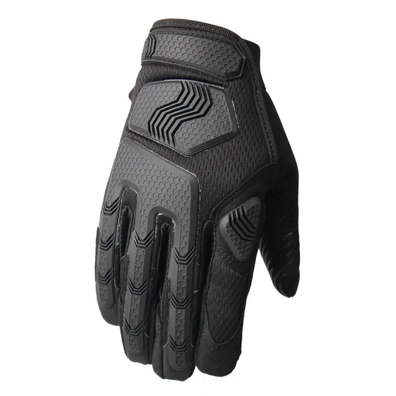 

Chinese Suppliers Multi-purpose New Design Custom Color Motor Bike Leather Full Finger Gloves, Black, green, brown