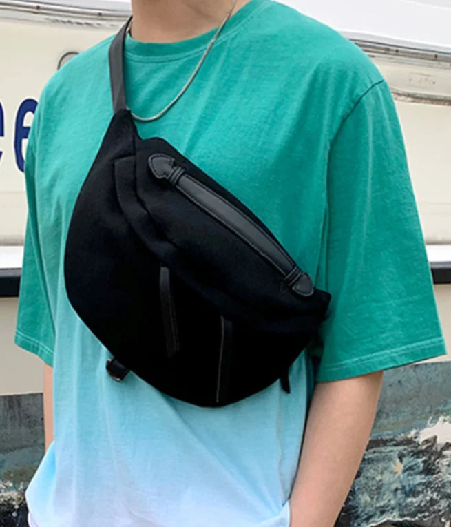 

Hot sale men sling bag,fanny bag pack for messager bag, Custom made