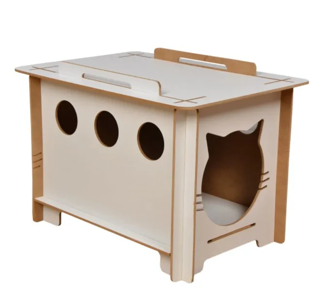 

Practical and simple small house cat room for indoor use, Customized color