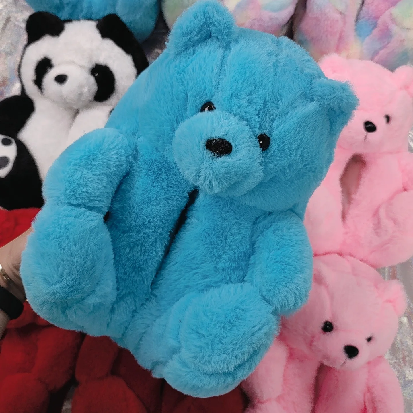 

Toys hobbies plush toy factory stuffed valentines gift cheapest baby teddy bear slippers dog Cushion Pet mat pet cushion