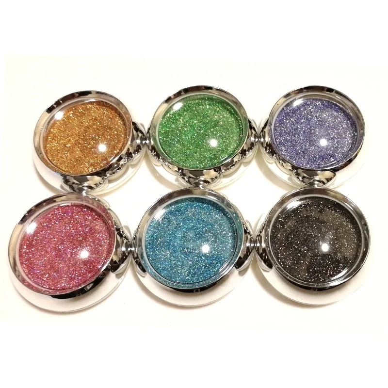 

Solid Sugar glitter collection holographic art nail 6 colors/set Solvent-resistant solid chunky nails salon professional product, 12 colors