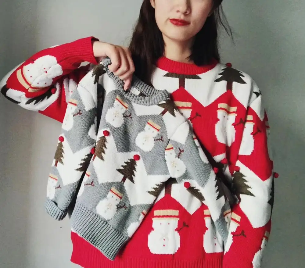 Christmas Family Matching Sweatshirts Long Sleeve Christmas Top