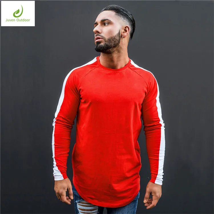 

Custom Casual Style OEM Service Premium Printed Long Sleeve T Shirt For Man