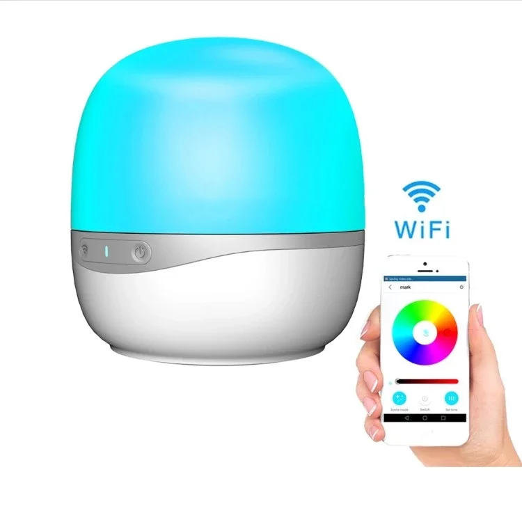 smart home WiFi DC5V LED RGB colors smart atmosphere light work with alexa dimming by App remote