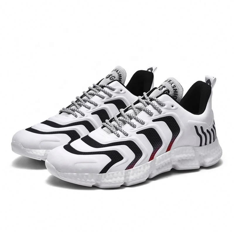 

Latest Arrival Autumn Lightweight Comfortable Lace Up Walking Sneakers Casual Shoes Man Sneaker Sport Shoes Running For Men, Blue / white red / black / white black / black white