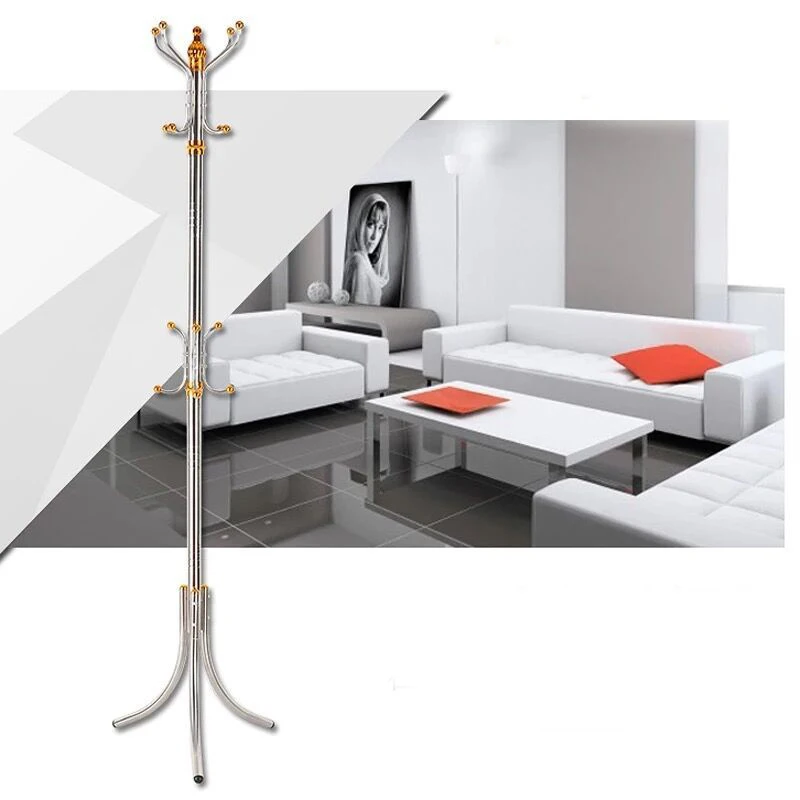 
Clothes Tree Floor Coat Racks Stand Tree Cheap Wholesale Stainless Steel 