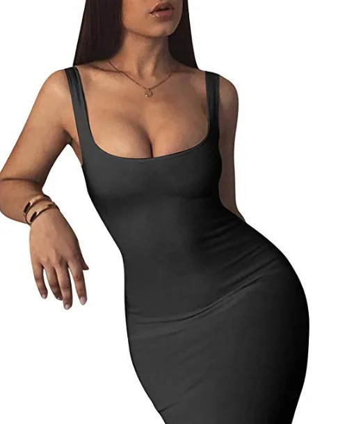 

Amazon hot selling elegant casual dresses bodycon sexy dresses women casual summer