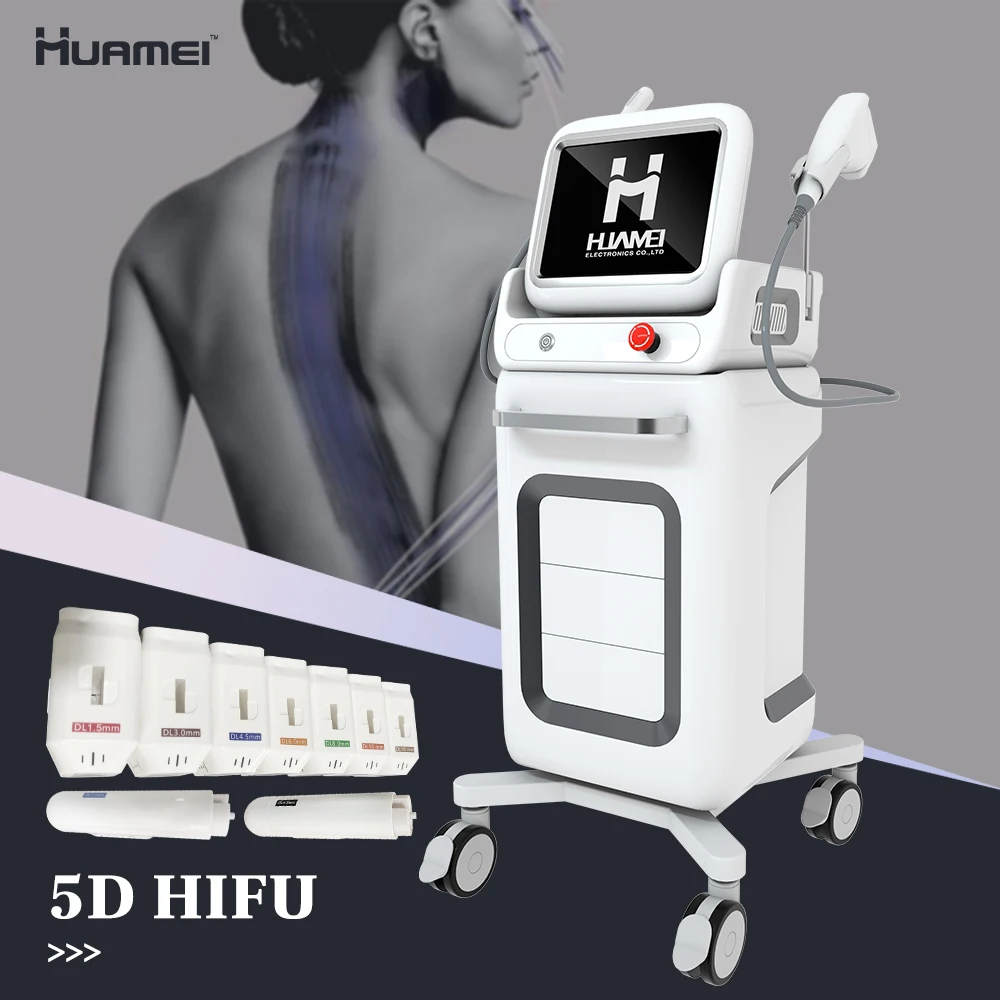 

4 in 1 Korea Radar line Slimming 5D Hifu 12 Lines face lifting Vaginal Tightening Hifu Machine wrinkle removal 5D HIFU machine
