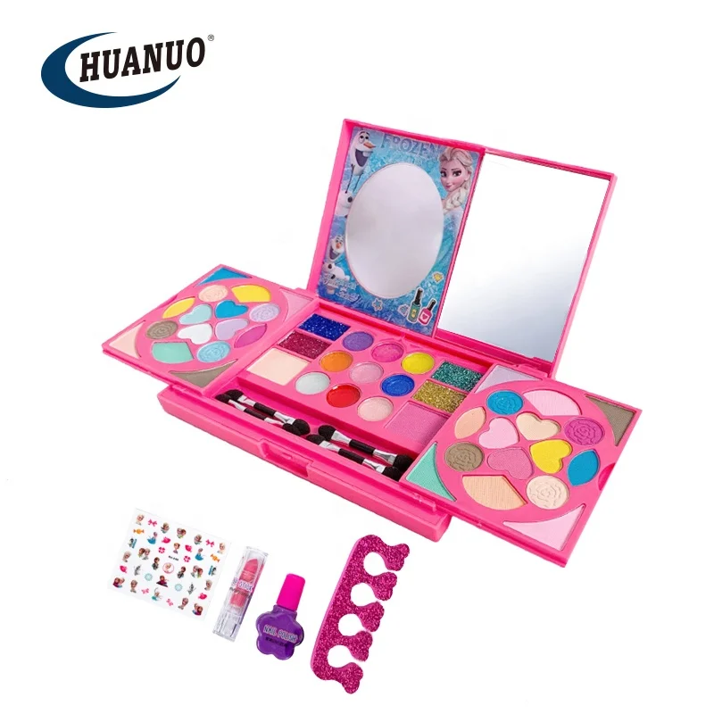 princess nail art play makeup sets diy toy kids make up kit girls cosmetic set