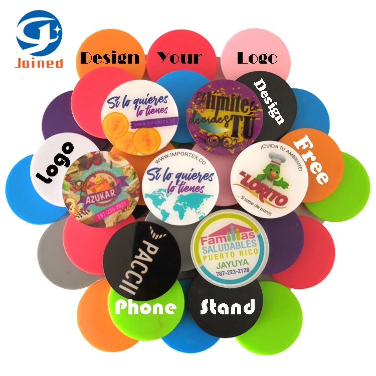 

Freely samples Custom logo popular Collapsible mobile Finger Ring Phone Holder Sockets for Cell Phone, Customized