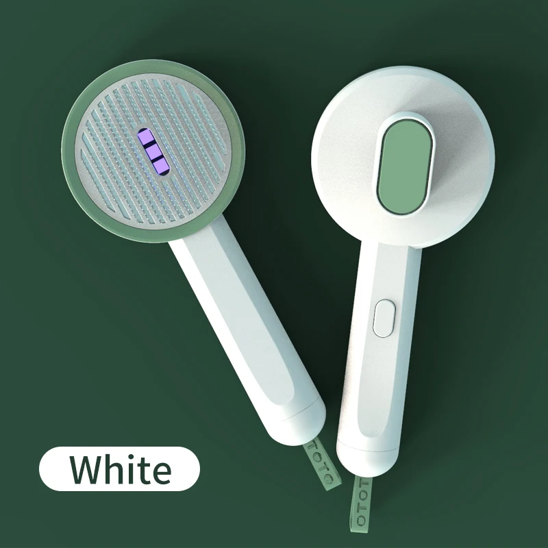 

Cat Dog Pet Massage Hairbrush Pet Remover Grooming Comb 2 in 1 UV Feature Brushes