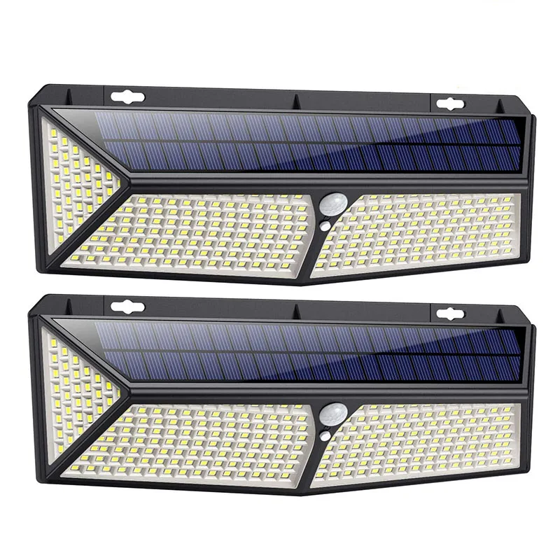 Super Bright 288 Leds PIR Solar Motion Sensor Wall Light Outdoor Led Solar Wall Lamp Waterproof