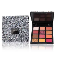 

Cheap Wholesale 12 Color New Christmas Matte Diamond Cosmetics Makeup Eyeshadow Palette