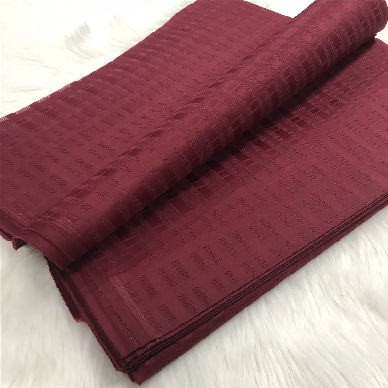 

Mikemaycall Nigeria men fabric Burgundy atiku fabric for men Maroon Atiku brocade material for party 100% cotton lace MCL1588-5, Black, white, other