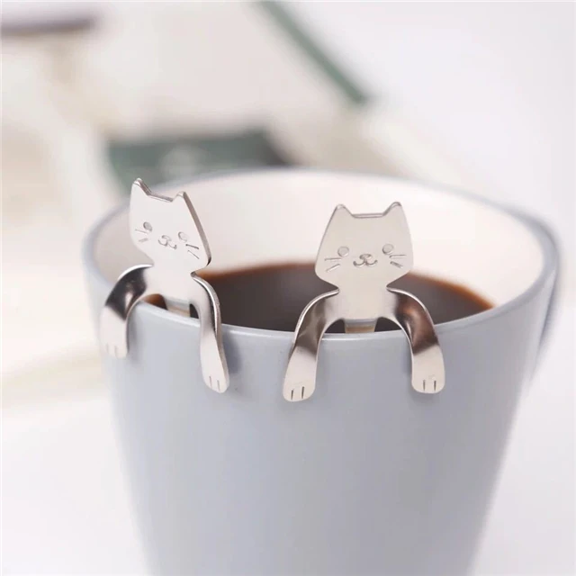 

Creative Cartoon Coffee Spoon 304 Stainless Steel Spoon Kitchen Accessories, As show