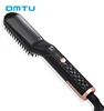 DMTU Custom Logo Beard Comb For Men Beard and Mustache Multi Function Hair Iron Men Quick Beard Straightener Styler