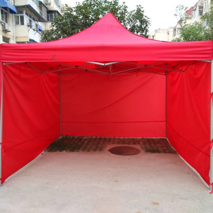 

Frame easy up canopy pop up marquee outdoor folding gazebo portable advertising trade show tent, Red and blue