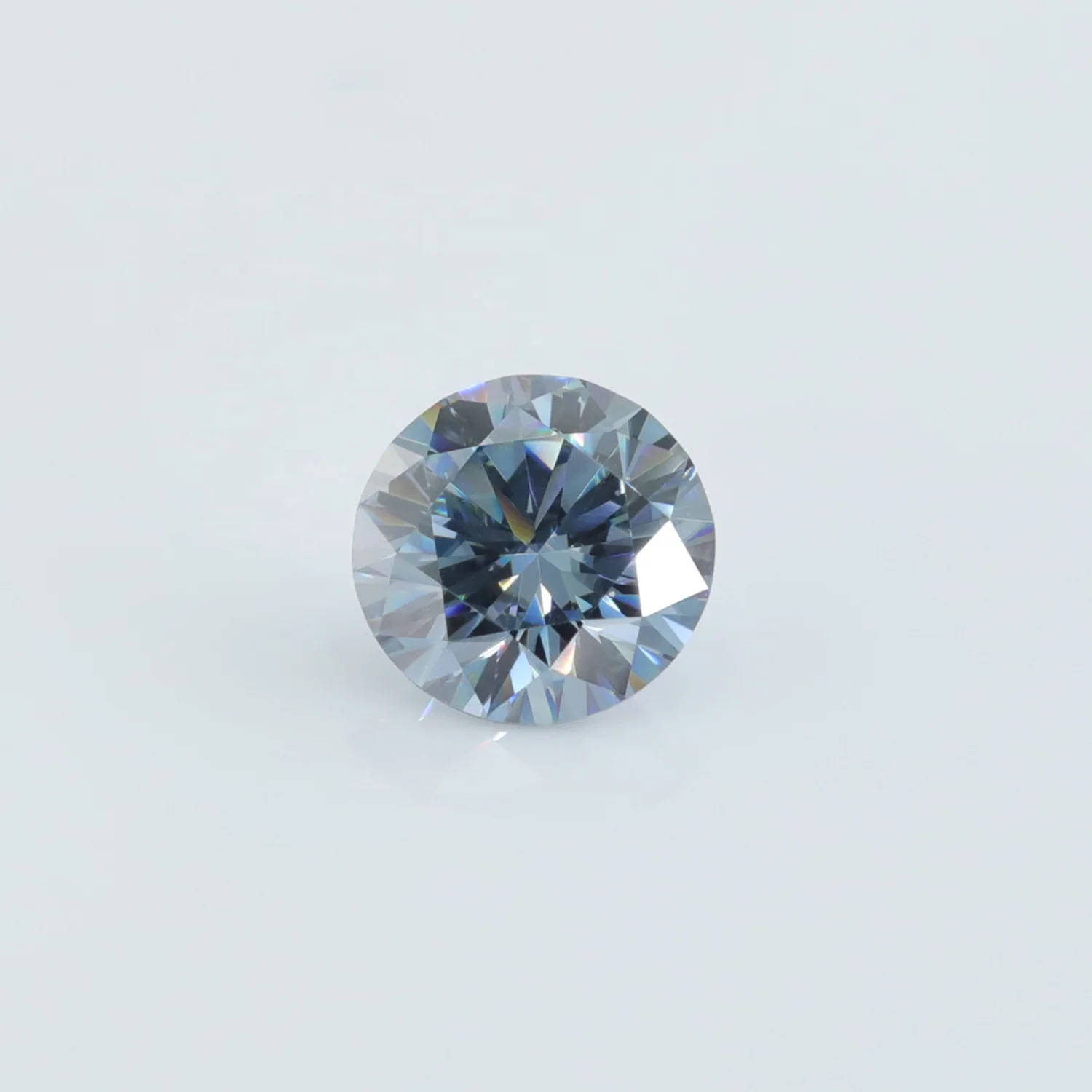 

1ct -3ct vvs Round Dark grey blue moissanite Loose stone moissanite